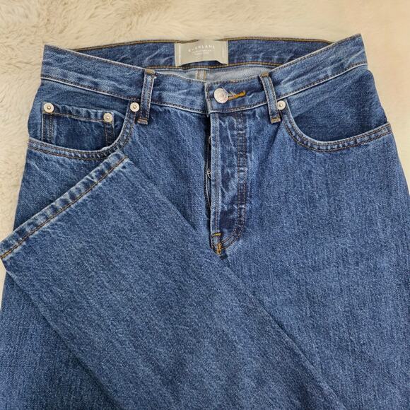 Everlane 90s Cheeky Straight Leg Jean High Rise Organic Cotton Denim 26 R - Picture 13 of 13